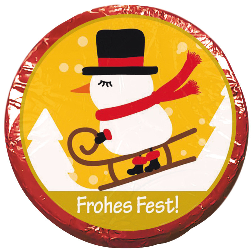 Heindl Weihnachtstaler lose 93 Stück 1581 g zarte Vollmilchschokolade mit festlichen Motiven aus Österreich